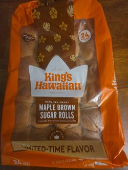 King's Hawaiian Maple Brown Sugar Rolls 24-Pack