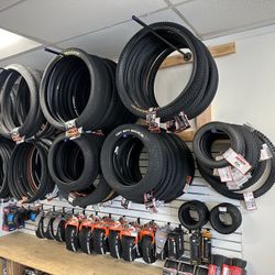 Bicycle Tires And Tubes.