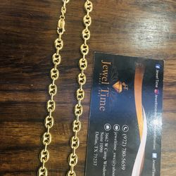 10KT Gucci Chain