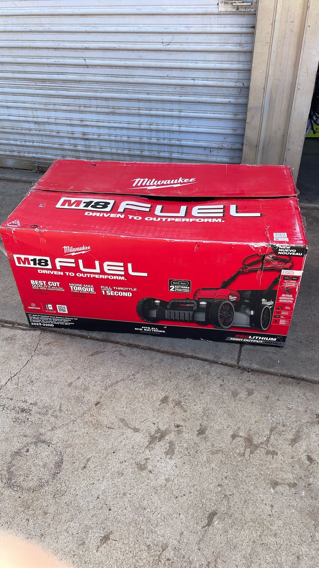 Milwaukee M18 FUEL Brushless Cordless 21 in. Walk Behind Dual Battery Self-Propelled Mower (Tool-Only)