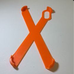 Neon Orange iPhone X Hard Case