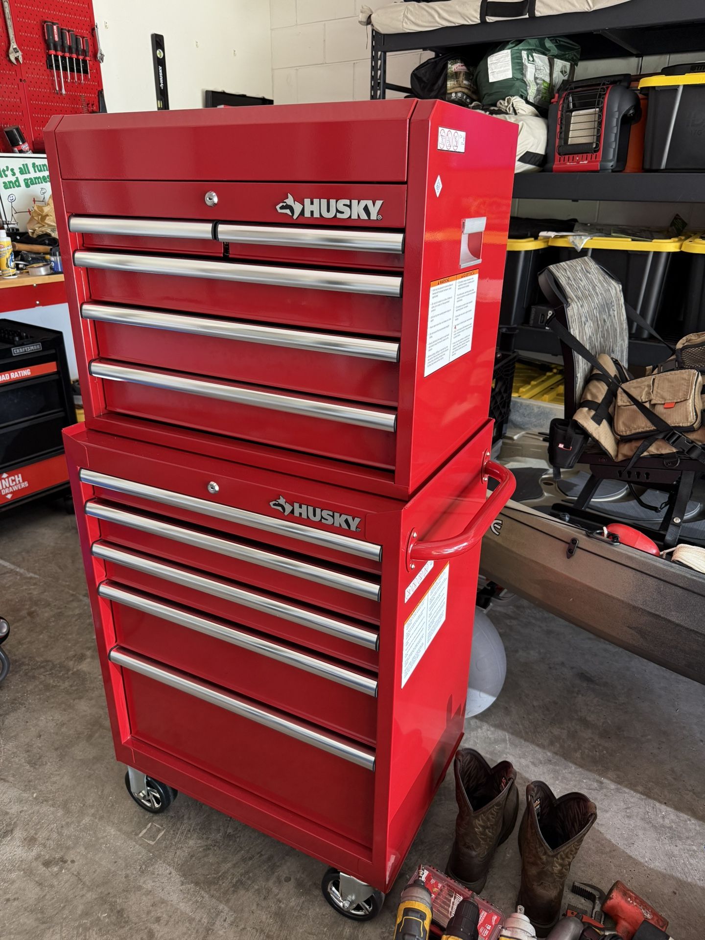 Like New Husky Tool Box Set