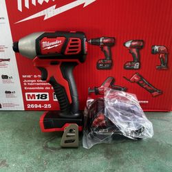 Milwaukee Impact Drill And Battery