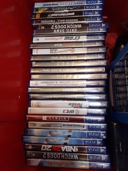 Sony Ps4 games...
