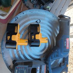 Ryobi Sawzall Plus Two Batteries Plus Charger