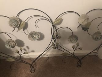 Heart Shape Flower Wall Decor
