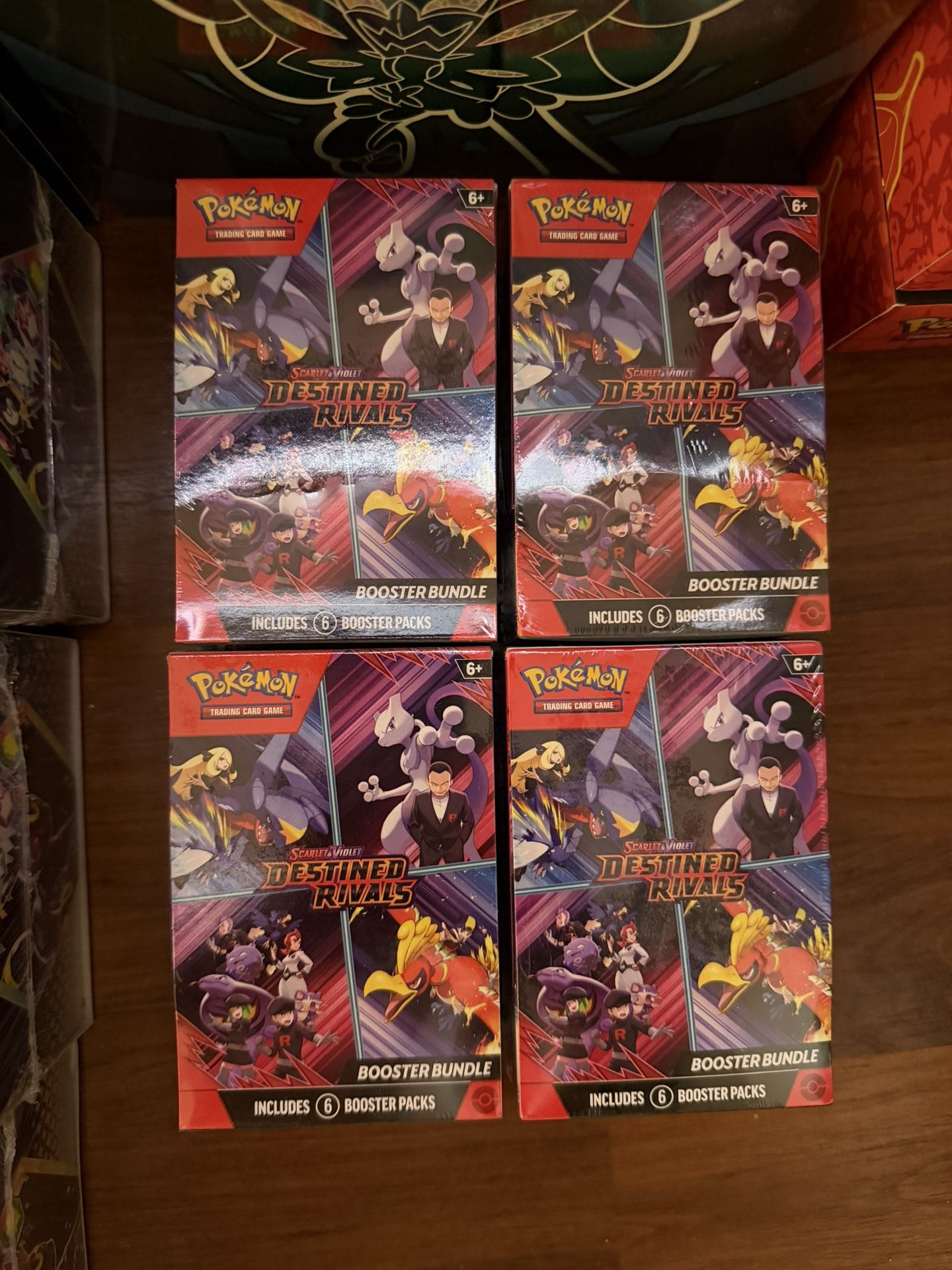 Pokemon Destined Rivals Booster Bundle x4 SEALED
