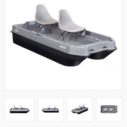 Starter Bass Boat Package: Boat, Battery, Trilling Motor Etc 