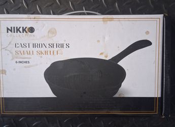 NEW NIKKO CAST IRON 6 INCHES