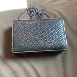 Michale Kors Metallic Leather Pearl Box 