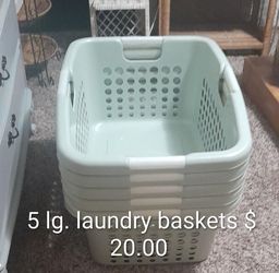 5 Sterilite Laundry Baskets