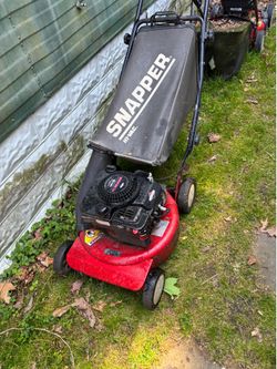 Two lawnmowers