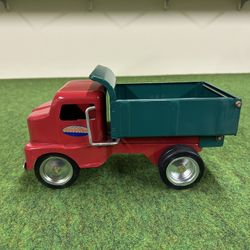 *Vintage Tonka 1949, 50th Anniversary - 1996 - Lever Dump Truck Red & Green Pressed Steel