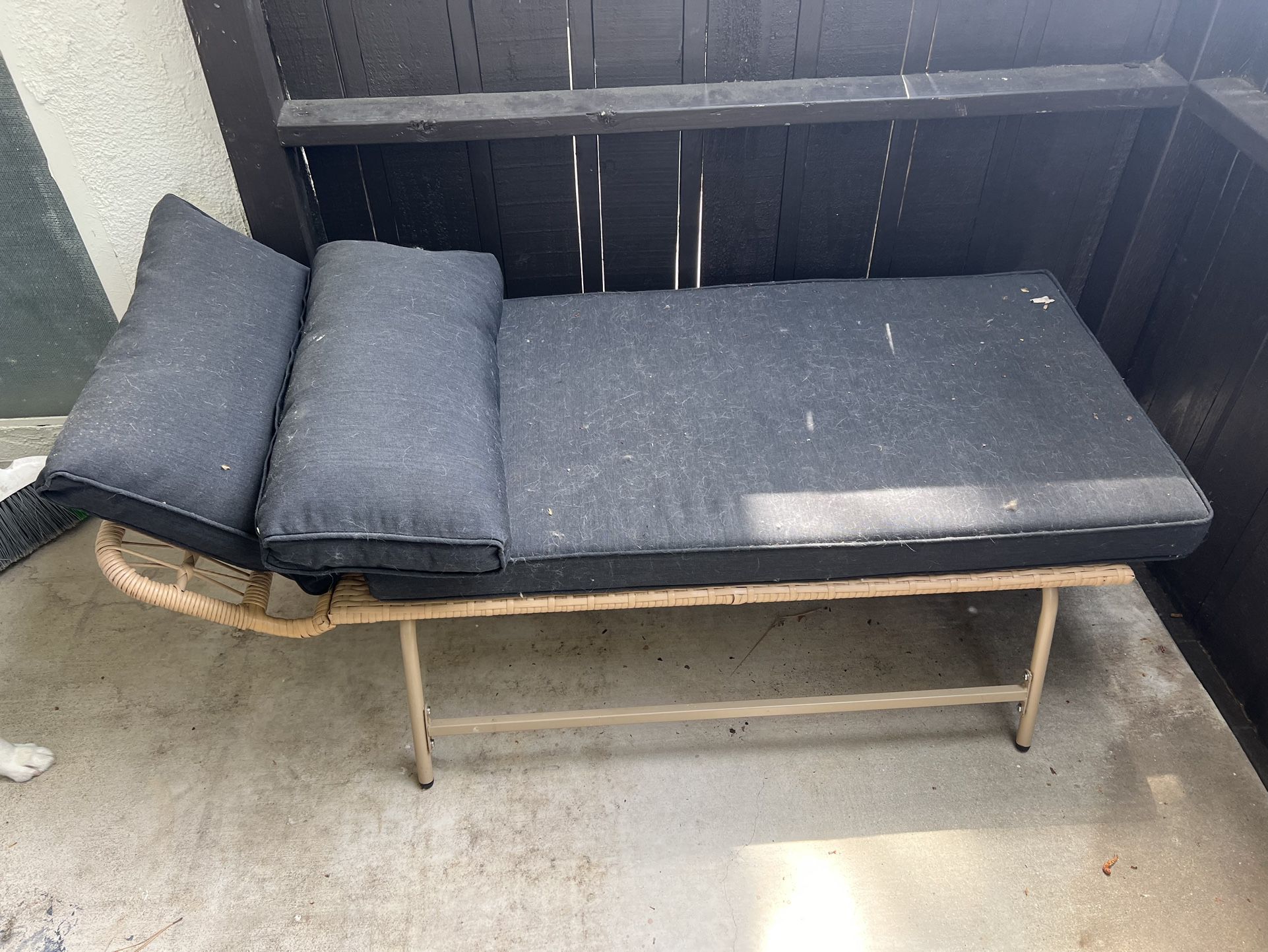MOVING SALE Patio Furniture Sofa With Pillows 
