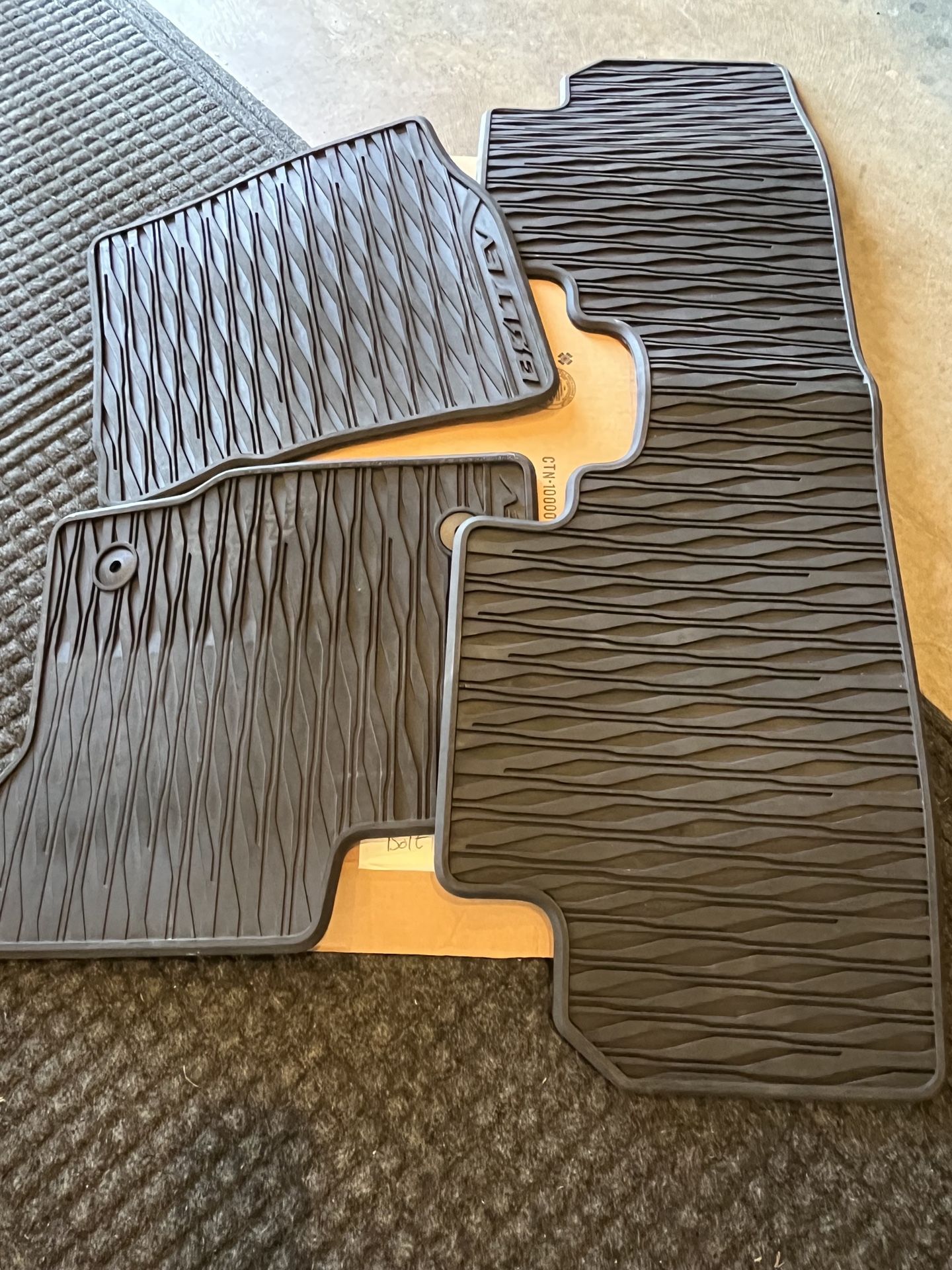 Chevy Bolt All Weather Floor Mats (oEM)