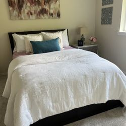 Solid Wood Full Size Bed Frame