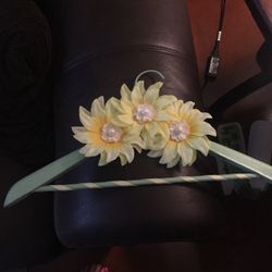 Vintage Wood Hanger Art