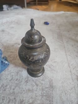 Brass urn