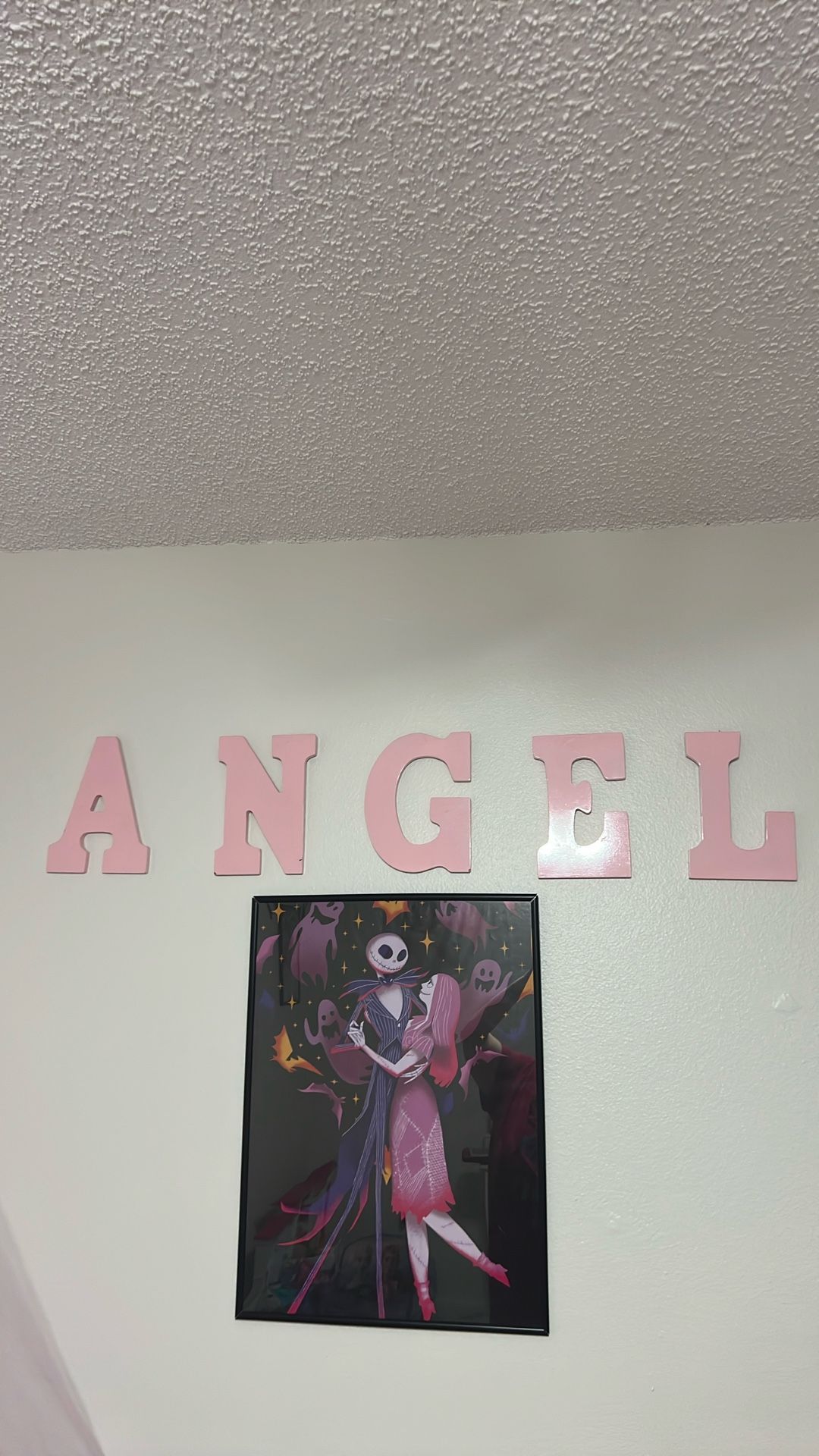 Angel Pink Wall Letters $20