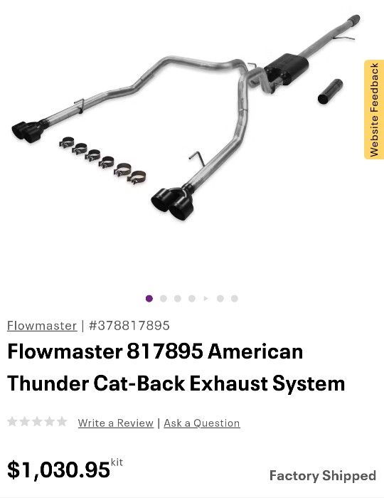 *Brand New Flowmaster Exhaust System for 2019-23 GM
