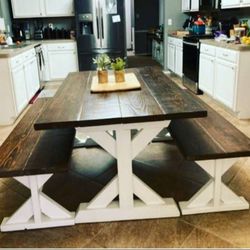 Farmhouse Dining Tables - Custom Made 