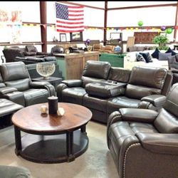 Reclining Sofa Set Take Home With $50 Down 