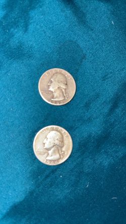 1944 and 1943 us mint quarter dollar