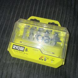Ryobi Router Drill Bit Set 