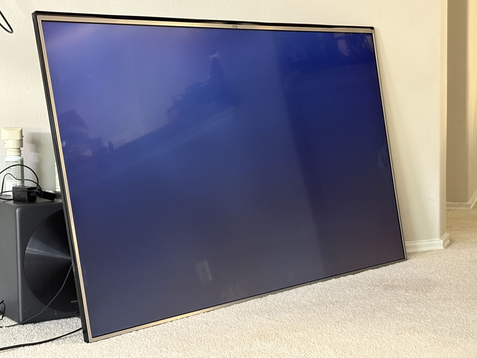 LG 65-Inch 4K UHD TV — For Parts or Repair