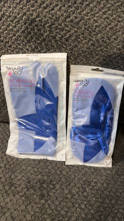 Beauty 360 Spa Gloves & Satin Sleep Mask Bundle