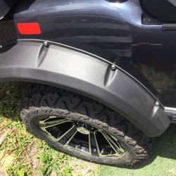 Evolution/ Forester - Black fender flares set of 4/6 passenger golf cart flares
