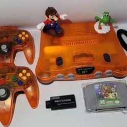 Clear Orange Nintendo 64 