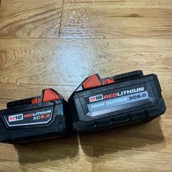 Milwuakee Batteries 