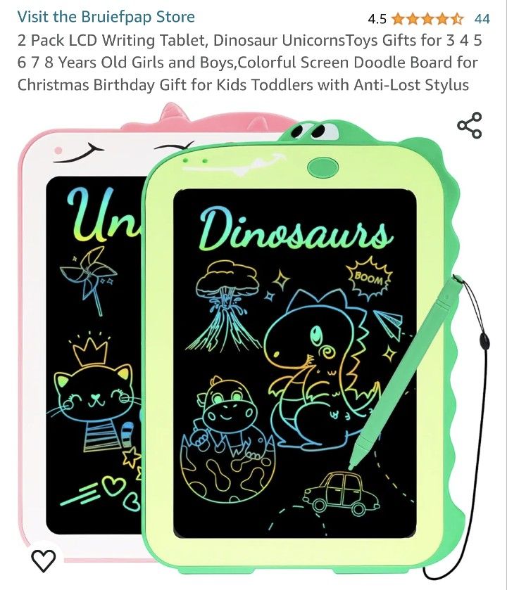 NEW 2 Pack LCD Writing Tablet