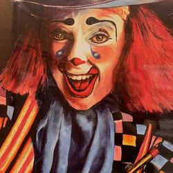 Picture Of Colorful Clown 24” By 29.5”