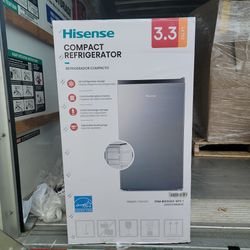 Compact 3.3 Cu Hisense Refrigerator 