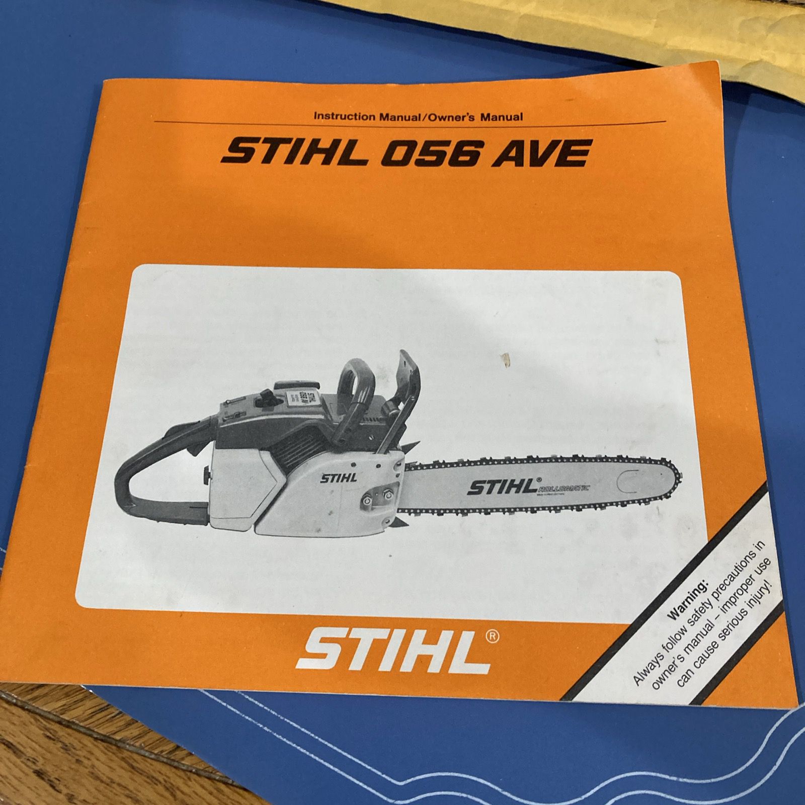 Stihl 056 AVE owners manual for Sale in Kent, WA - OfferUp