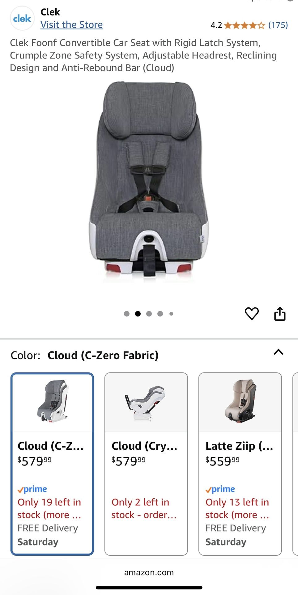 Clek Foonf Car Seat