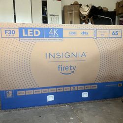 Insignia 65-Inch Class F30 Series Led 4K Uhd Smart Fire Tv With Alexa Voice Remote (Ns-65F301Na23)