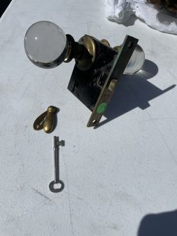 Antique Door Knob Assembly