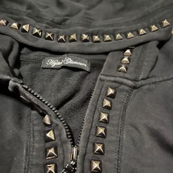 HYSTERIC GLAMOUR studded zip up