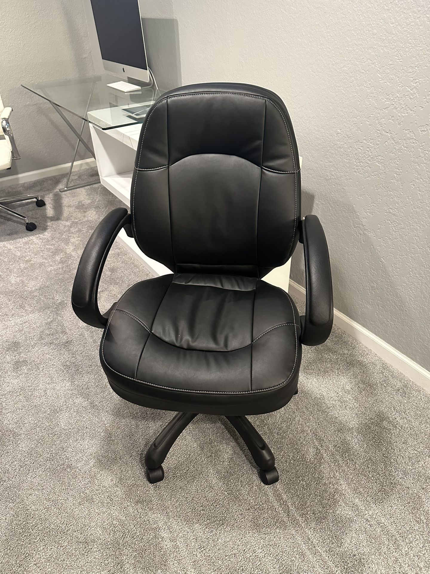 Black Leather Office Chair