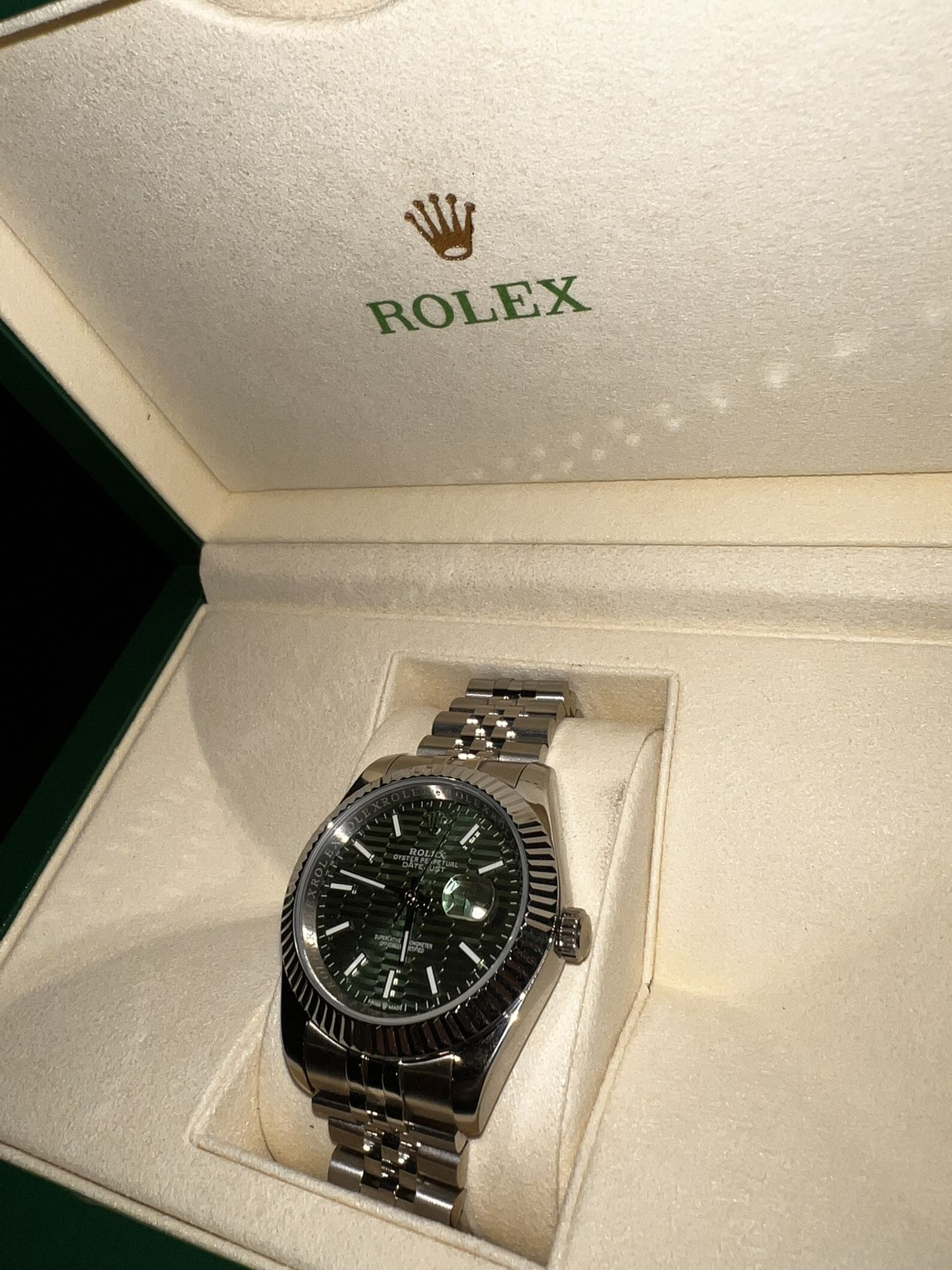Rolex Datejust 126334 Green Dial, Jubilee Bracelet