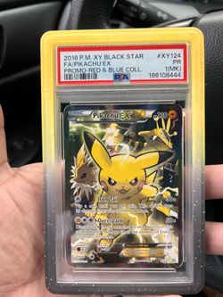 Pokémon 2016 XY Generations Red & Blue Collection Pikachu EX XY124 Promo PSA 1