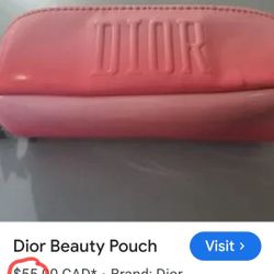 $30.! DIOR Beauty Pouch