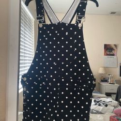 Polka Dot Overalls 
