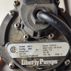Liberty Pumps Model 257-2