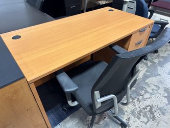 Desk With Pedestal (For Office)