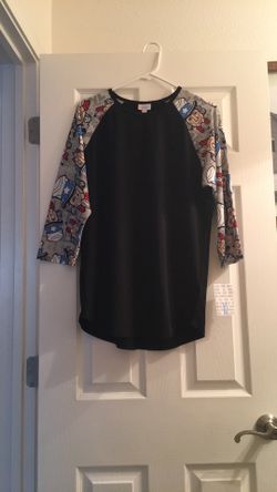 NWT LuLaRoe Woman’s Size XL, Uncle Sam Patriotic Baseball Style Shirt