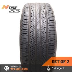 Set of 2 Used  8.5/32    235/50R19  99H  Hankook   Kinergy GT